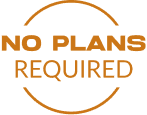 Logotipo de No se requieren planes