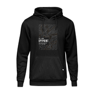 Felpa con cappuccio Black Topo taglia XL