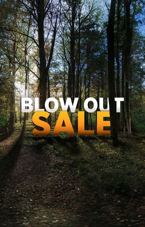 Blow Out Sale