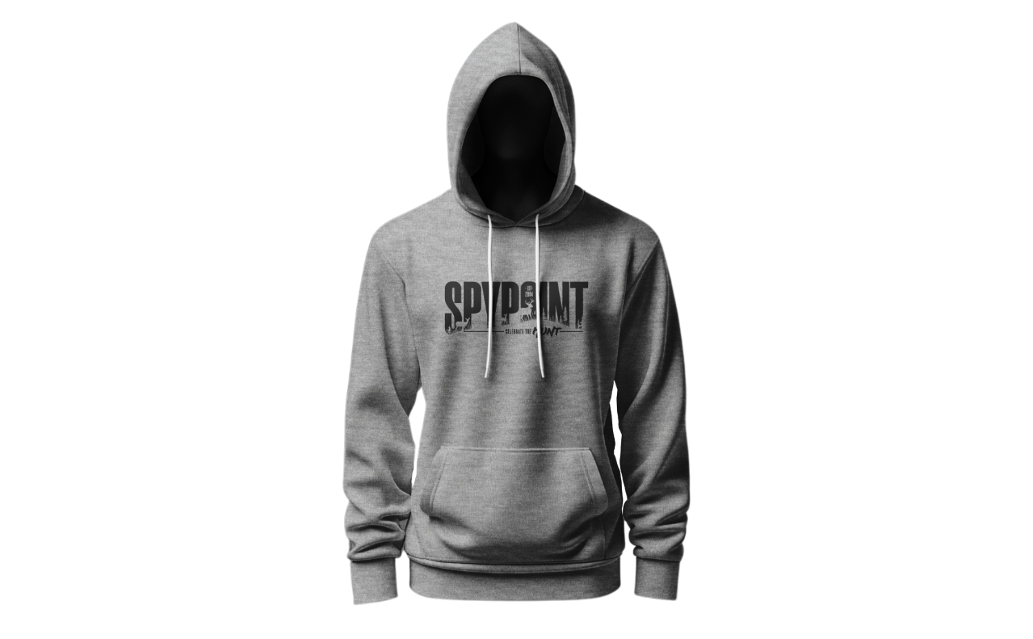 SPYPOINT DARK Hoodie in Grey - XXXLarge