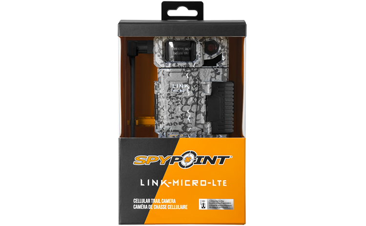 SPYPOINT Link-Micro-LTE Cellular Trail Camera 4 LED Infrared Bundle w Micro-SD