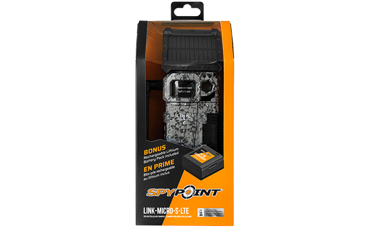 NEW Spypoint Link-Micro-S-LTE V Cellular Trail Camera Rechargeable Bonus Battery 