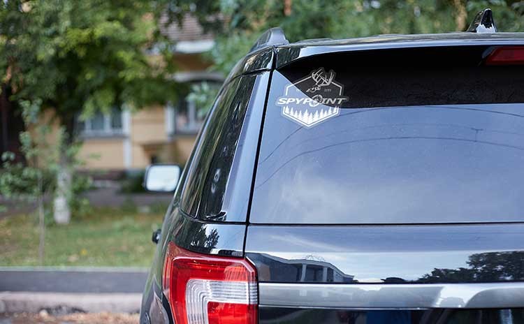 Autocollant Brand Badge sur vitre d'auto